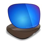 Mryok Lentes de repuesto para Oakley Holbrook OO9102-55 mm - Opciones, Polarizado contra la corrosión del agua de mar, azul hielo, Talla única