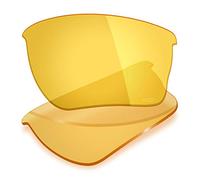 Mryok Lentes de repuesto para Oakley Quarter Jacket OO9200-61 mm - Opciones, Anticorrosión del agua de mar, amarillo HD, Taille unique