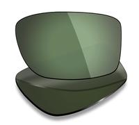 Mryok Lentes de repuesto para Oakley Square Wire 2 (2014) OO4075-60 mm - Opciones, Polarizado, gris y verde, Talla única