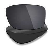 Mryok Lentes de repuesto para Oakley Square Wire 2 (2014) - Opciones, Polarizado, negro sigiloso, One Size