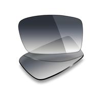 Mryok Lentes de repuesto para Smith Outlier, 56 mm, opciones, No polarizado: tinte degradado gris, Talla única