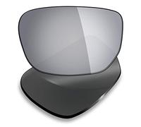 Mryok Lentes de repuesto polarizadas para Oakley Style Switch OO9194, titanio plateado