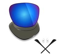 Mryok Lentes de repuesto polarizadas y kits de goma para Ray-Ban Caravan RB3136 58 mm, opciones, Polarizado - Azul Hielo, Talla única