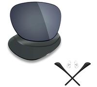Mryok Lentes de repuesto polarizadas y kits de goma para Ray-Ban Caravan RB3136 de 58 mm, opciones, Polarizado, negro Ir, Talla única