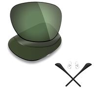 Mryok Lentes de repuesto polarizadas y kits de goma para Ray-Ban Caravan RB3136 de 58 mm, opciones, Polarizado, gris y verde, Talla única