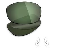 Mryok Lentes de repuesto polarizadas y piezas de nariz para Ray-Ban RB3445 - Opciones, Polarizado - Gris Verde, 61 mm