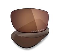 Mryok Lentes de repuesto ultra polarizados para Oakley Fives Squared (4+1)² OO9238 54 mm, polarizados HD, protección UV, resistentes a los impactos y ajuste perfecto, color marrón bronce