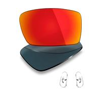 Mryok Lentes de repuesto y piezas nasales para Ray-Ban RB3498 64 mm - Opciones, Polarizado - Rojo Fuego, Talla única