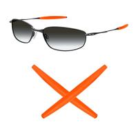 Mryok Replacement Earsocks for Oakley Whisker/Square Whisker/Juliet/Wiretap/Big Square Wire/A Wire Sunglasses - Options, Naranja, Talla unica