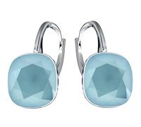MŚ 1997 MENNICA ŚWIDNICKA Pendientes colgantes de plata de ley 925 con circonitas de cristal para mujer, joyas de plata auténtica, ideal como regalo, Plata de ley, Circonia cúbica