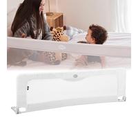 ms BabyWorld - Barrera básica - Barandilla de Seguridad para Cama Infantil | Plegable y Portátil | Fijación Segura | 150 cm | con Serigrafía
