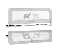 ms BabyWorld - Barrera Nido - Barrera de Cama para Bebé | Abatible con 2 Alturas Regulables | Protección Anticaídas | Compatible con Cama Infantil o Juvenil | 150 cm