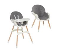 MS BabyWorld - Belly - Trona para Bebé 3 en 1 | Convertible en Alzador y Silla | Asiento Acolchado | Plegable y Evolutiva
