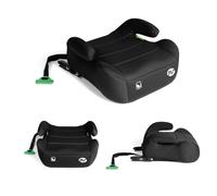 MS BabyWorld - Booster Alzador I-Size Isofix - Silla coche grupo 3 | 125-150 cm | Guía de cinturón | Seguridad reforzada | Fácil instalación | Color negro