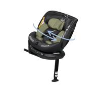MS BabyWorld - DENVER - Silla de coche I-Size Grupo 0/1/2/3 | 40-150 cm | Isofix y Top Tether | Nacimiento a 12 años (0-36 kg) | A contramarcha hasta 18 kg | Giratoria 360º Universal