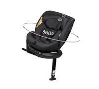 MS BabyWorld - DENVER - Silla de coche I-Size Grupo 0/1/2/3 | 40-150 cm | Isofix y Top Tether | Nacimiento a 12 años (0-36 kg) | A contramarcha hasta 18 kg | Giratoria 360º Universal