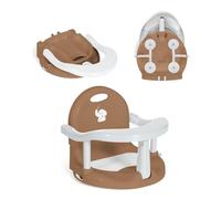 MS BabyWorld - Elfi - Asiento de Baño para Bebé | Plegable y Ergonómico | Antideslizante y Seguro | Barra para Fácil Colocación | Ventosas de Fijación