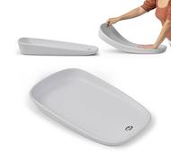 Ms BabyWorld FOAMY - Cambiador de Bebé Antideslizante EVA - Impermeable, Fácil de limpiar, Compacto para Viajes y Uso Diario | Desde 0m hasta 12 meses| 67x41x10 (Gris)