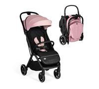 MS BabyWorld - iWalk Autofolding - Silla de paseo ligera 0-48 meses (22 kg) | Plegado automático | Amortiguadores | Capota XXL | Ruedas grandes | Reclinación total