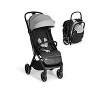 MS BabyWorld - iWalk Autofolding - Silla de paseo ligera 0-48 meses (22 kg) | Plegado automático | Amortiguadores | Capota XXL | Ruedas grandes | Reclinación total