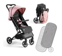 MS BabyWorld - Keo + Colchoneta - Silla de paseo ligera hasta 22 kg | Colchoneta reversible | Capota extensible | Plegado tipo libro | Ruedas grandes | Ultraligera y compacta
