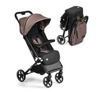 MS BabyWorld - Keo - Silla de paseo ligera hasta 22 kg | Capota extensible | Plegado tipo libro | Ultraligera y compacta | Ruedas grandes (Beige)