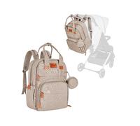 ms BabyWorld - Mochila Storage - Mochila pañalera grande | Multifuncional | Incluye portachupete | Unisex | Gran capacidad | Ideal para regalo | Para mamá y papá