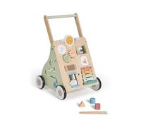 MS BabyWorld - Montessori Maxi - Andador de Madera para Bebé | Correpasillos con Juguetes y Actividades | Para Primeros Pasos | Desde +12 Meses