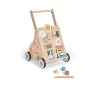 MS BabyWorld - Montessori Maxi - Andador de Madera para Bebé | Correpasillos con Juguetes y Actividades | Para Primeros Pasos | Desde +12 Meses