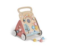 MS BabyWorld - Montessori Mimo - Andador de Madera para Bebé | Correpasillos con Juguetes y Actividades | Para Primeros Pasos | Desde +12 Meses