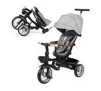MS BabyWorld PEDALIN - Triciclo Evolutivo Bebé Plegable 1-5 Años con Asiento Reclinable y Reversible - Acompaña el Crecimiento del bebé, Freno y cinturón Seguro de 5 Puntos y Barra de protección