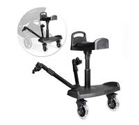 MS BabyWorld - Transportín + Asiento Universal - Patinete con asiento acolchado | Altura ajustable | Base antideslizante | Correa transporte | Hasta 25 kg