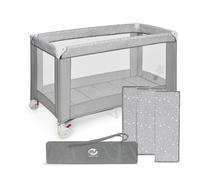 ms BabyWorld - Basic - Cuna de Viaje para niños | 120x60 cm | Desde 0+ Meses hasta 15 kg | Colchón y Bolsa Transporte Incluidos | Plegado y Montaje Fácil | Estructura Ligera y Estable (Beige)