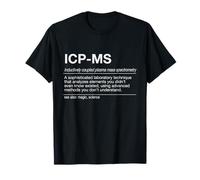 MS con Plasma Acoplado Inductivamente ICP-MS Analítica Camiseta