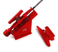 MS JUMPPER - Plantilla de Flecha Ajustable para Tiro Recto y Helix, Herramienta con Abrazadera para Flechas de Tiro con Arco, Rojo