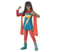 MS Marvel - Marvel Rising: Secret Warriors - Disfraz de Disfraz Infantil - Pequeño - 117cm - Edades 3/4