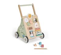 MS Montessori MIMO - MONTI - MAXI - Andador de madera para bebés - Carrito correpasillos con juguetes y actividades para los primeros pasos - Caminador para bebé +12 meses