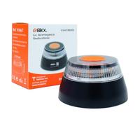 ms móvil shop Baliza V16 Homologada DGT Luz de Emergencia IoT | Señal Conectada Geolocalizada DGT 3.0, Sustituye Triángulos, Base Magnética, Visibilidad 1 km 360°, Autonomía 6h, Incluye Pilas AA