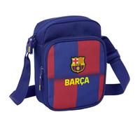 ms móvil shop Bandolera Barcelona FC Oficial | Poliéster Resistente | 3 Bolsillos | Ultraligera con Correa Ajustable | Ideal para Colegio, Viajes y Deporte | Producto Licenciado para Fans