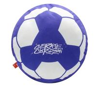 ms móvil shop Cojín Balón Atlético de Madrid Oficial | 40 x 40 cm Azul | 100% Poliéster | Suave y Decorativo | Coraje y Corazón | Regalo Ideal para Fans Colchoneros