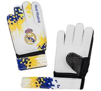 ms móvil shop Guantes de Portero Infantiles Real Madrid | Diseño Oficial con Escudo del Club | Ajuste Cómodo y Resistente | para Juego y Entrenamiento (Talla XS (5 a 7 años))
