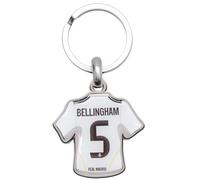 ms móvil shop Llavero R. Madrid Metálico Camiseta Bellingham Llavero Metálico Diseño Camiseta Nº 5 con Anilla Resistente | Accesorio Llaves Mochila Fans Fútbol
