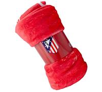 ms móvil shop Manta Coralina Oficial Atlético de Madrid 120×150 cm - Tejido Suave y Cálido Diseño con Escudo del Club - Ideal para Sofá, Cama o Regalo para Aficionados Colchoneros - 250 g