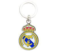 ms móvil shop Real Madrid Llavero Clásico Escudo Metálico Oficial con Relieve 8 x 3 cm