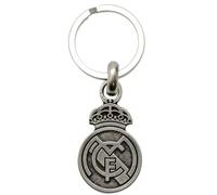 ms móvil shop Real Madrid Llavero Plateado Pequeño Escudo Clásico Relieve Producto Oficial
