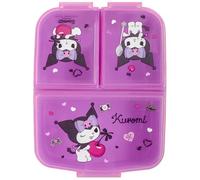 ms móvil shop Sandwichera Múltiple Kuromi | Fiambrera Infantil con 3 Compartimentos | Libre de BPA | Plástico Resistente | Ideal para Escuela, Picnic o Merienda | Diseño Kawaii