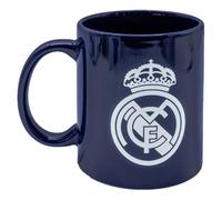 ms móvil shop Taza Café Real Madrid Porcelana Desayuno Color Azul Marino Escudo Blando 330ml - Apto para Lavavajillas y Microondas | Producto Oficial