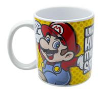 ms móvil shop Taza Cerámica Desayuno SUPER MARIO - Capacidad 325 ml What doesn’t kill you makes you smaller - Videojuegos - Producto Oficial | CAJA REGALO