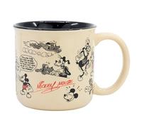 ms móvil shop Taza de Cerámica Desayuno MICKEY MOUSE 400ml Apto para Lavavajillas y Microondas para café, té, | Producto Oficial