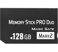 MS Pro Duo - Memoria de Alta Velocidad Original de 128 GB (Mark2) para Accesorios PSP/Tarjeta de Memoria de cámara